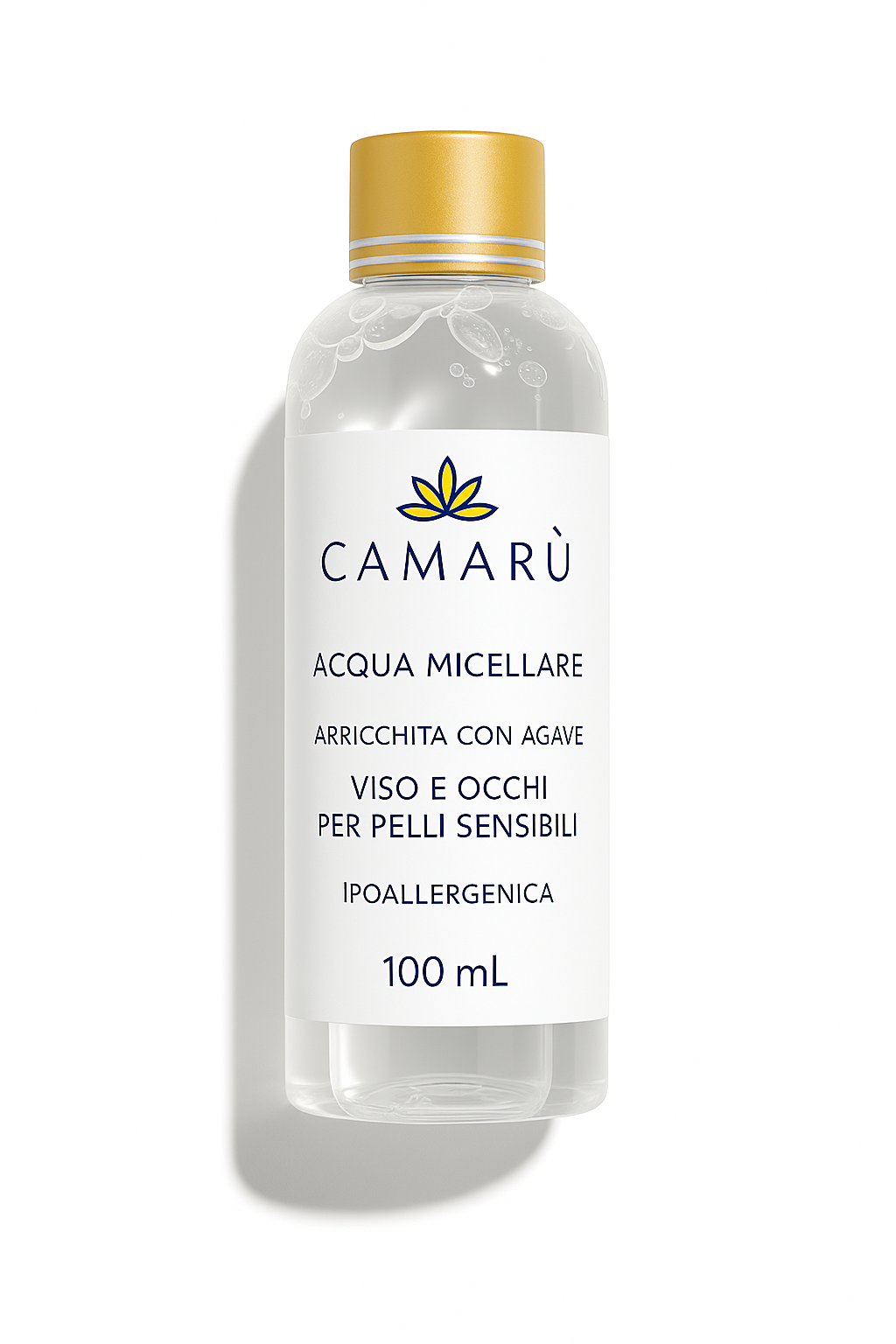 Acqua Micellare  Camarù struccante delicato viso e occhi con ingredienti naturali