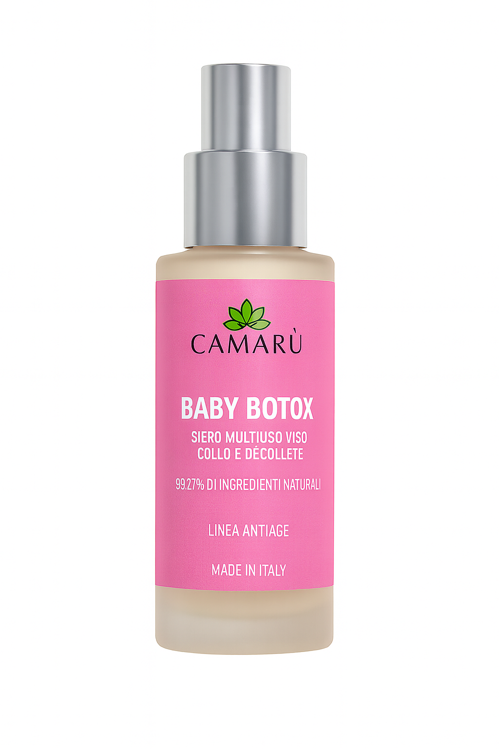 Siero viso Camarù Baby Botox effetto distensivo anti-age per rughe e linee sottili