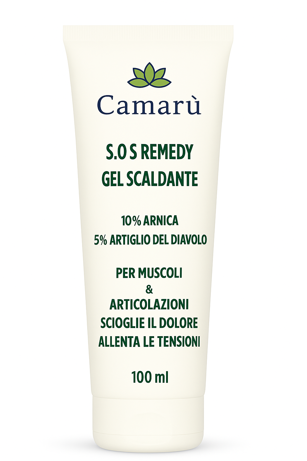Trattamento intensivo Camarù SOS Remedy per dolori articolari e muscolari con artiglio del diavolo
